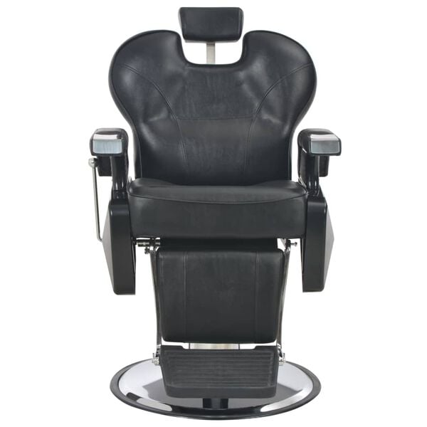 vidaXL Barber Chair Black 72x68x98 cm Faux Leather
