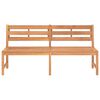 vidaXL Garden Bench 180 cm Solid Teak Wood