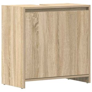 vidaXL Bathroom Cabinet Sonoma Oak 60x33x60 cm Engineered Wood
