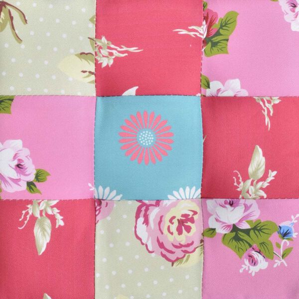 vidaXL Patchwork Foot Stool Hocker Pastoralism Style Quality