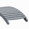 vidaXL Sun Lounger with Cushion Grey Solid Acacia Wood