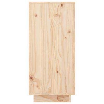 vidaXL Sideboard 111x34x75 cm Solid Wood Pine
