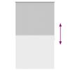 vidaXL Roller blind blackout 84.4x175 cm Fabric Width 80 cm grey