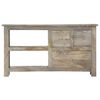 vidaXL TV Cabinet 100x30x55 cm Solid Mango Wood