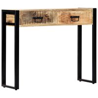 vidaXL Console Table 90x30x75 cm Solid Mango Wood