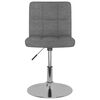 vidaXL Swivel Dining Chairs 6 pcs Light Grey Fabric