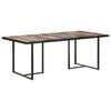 vidaXL Dining Table | Multicolour | Solid reclaimed wood | 200 x 100 cm