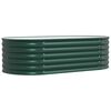 vidaXL Raised Bed Green 160 x 80 x 44 cm Steel