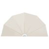 vidaXL Collapsible Terrace Side Awning Cream 200 cm