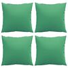 vidaXL Throw Pillows 4 pcs Green 50x50 cm Fabric