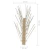 vidaXL 5-row Plastic Bird & Pigeon Spikes Set of 6 3 m