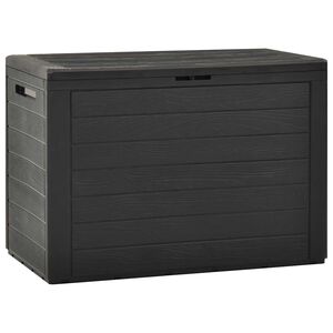 vidaXL Storage Box | Anthracite | Polypropylene | 78x44x55 cm | Storage Box