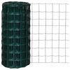 vidaXL 140578 vidaXL Euro Fence Steel 25 x 0,8 m Green