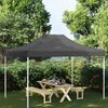 vidaXL Party Tent Roof 4x3 m Anthracite 270 g/m²