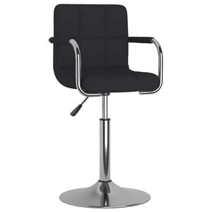 vidaXL Dining Chair Black Fabric