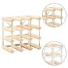 vidaXL Wine Rack for 12 Bottles Solid Pinewood