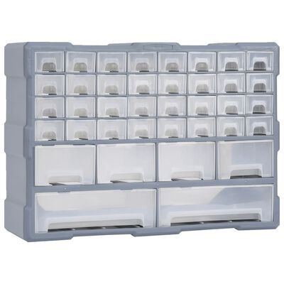 vidaXL Multi-drawer Organiser with 38 Drawers 52x16x37.5 cm