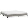 vidaXL Bed Frame without Mattress Light Grey 160x200 cm Velvet