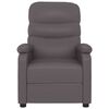 vidaXL Recliner Chair Grey Faux Leather