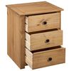 vidaXL Bedside Cabinet 46x40x57 cm Pinewood Panama Range
