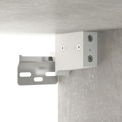 vidaXL Hanging Wall Cabinet Concrete Grey 69.5x34x90 cm