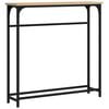 vidaXL Console Table Sonoma Oak 75x19.5x75 cm Engineered Wood