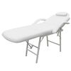 vidaXL Portable Facial Treatment Chair Faux Leather 185x78x76 cm White