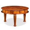 vidaXL Coffee Table Solid Acacia Wood 70x70x40 cm