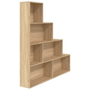 vidaXL Book Cabinet/Room Divider Sonoma Oak 155x24x160 cm