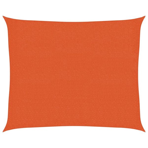 vidaXL Sunshade Sail 160 g/m&sup2; Orange 2.5x3 m HDPE