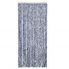 vidaXL Insect Curtain Blue and White 90x200 cm Chenille