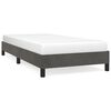 vidaXL Bed Frame without Mattress Dark Grey 92x187 cm Single Velvet