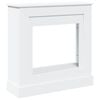 vidaXL Fireplace Surround White 90x30x90 cm Engineered Wood
