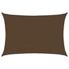 vidaXL Sunshade Sail 160 g/m&sup2; Brown 5x6 m HDPE