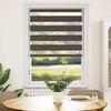 vidaXL Zebra Blind 100 x 175 cm Coffee