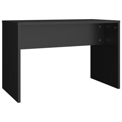 vidaXL Dressing Table Set Black 86.5x35x136 cm