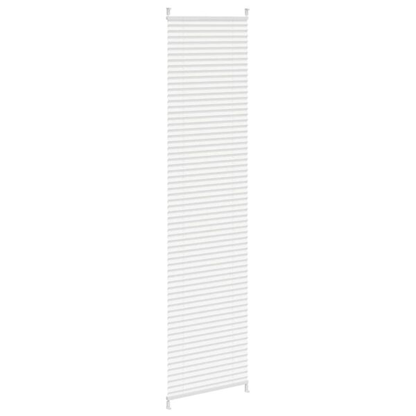 Plisse Blind 40x200cm White Pleated Blind