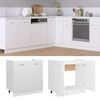 vidaXL Sink Bottom Cabinet Lyon White 80x46x81.5 cm Engineered Wood