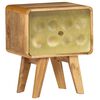 vidaXL Nightstand Solid Mango Wood 40x30x49 cm