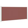 vidaXL Patio Retractable Side Awning 220x514 cm Brown
