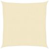 vidaXL Sunshade Sail 160 g/m&sup2; Cream 2,5x2,5 m HDPE