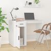 vidaXL Desk White 100x49x75 cm Engineered Wood