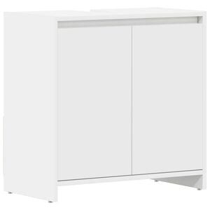vidaXL Bathroom Cabinet | White | Engineered wood | Medium | Bathroom Cabinet