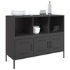 vidaXL Sideboard Black 100.5x39x79 cm Steel