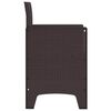 vidaXL Garden Chair 2 pcs Brown 53 x 49 x 85 cm PP
