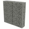 vidaXL Gabion Wall with Covers Galvanised Steel 100x20x100 cm