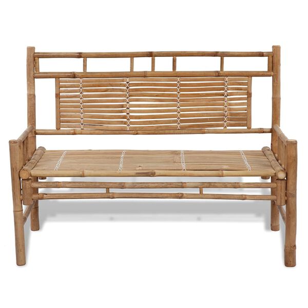 vidaXL Garden Bench 120 cm Bamboo
