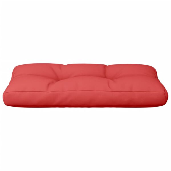 vidaXL Pallet Cushion Red 80x40x12 cm Fabric