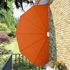 vidaXL Collapsible Terrace Side Awning Terracotta 200 cm