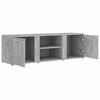 vidaXL TV Cabinet Concrete Grey 120x34x37 cm Engineered Wood